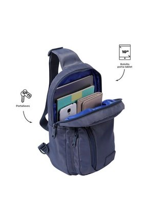 Bolso Manos Libres Hombre Crossover Tracer Pequeño Gris
