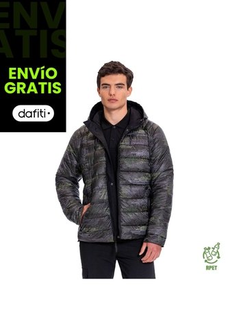 Chaqueta Acolchada Para Hombre Poma Negra Totto