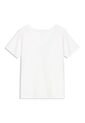 Camiseta Para Mujer Unicolor Viny Manga Corta Blanca de Totto
