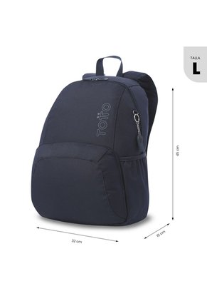 Morral Universitario Ometto 2.0 Porta PC 14" Azul