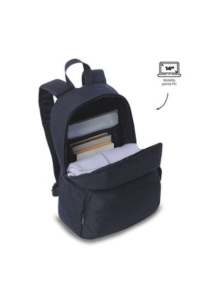 Morral Universitario Ometto 2.0 Porta PC 14" Azul