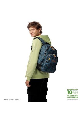 Morral Juvenil Porta PC 14" Rayol Azul