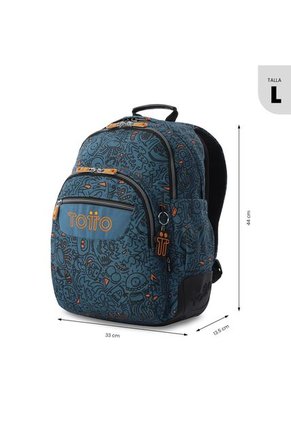 Morral Juvenil Porta PC 14" Rayol Azul