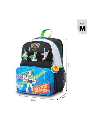 Morral Para Niño Toy Story Buzz Mediano Color Azul