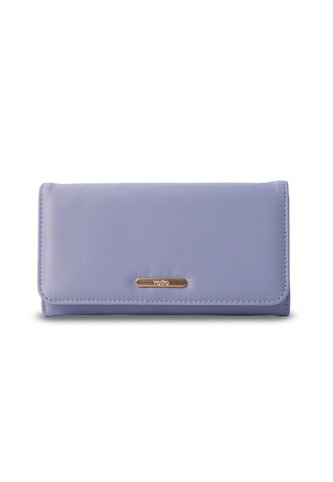 Billetera Mujer Bel Grande Con RFID Blocker Morada Totto