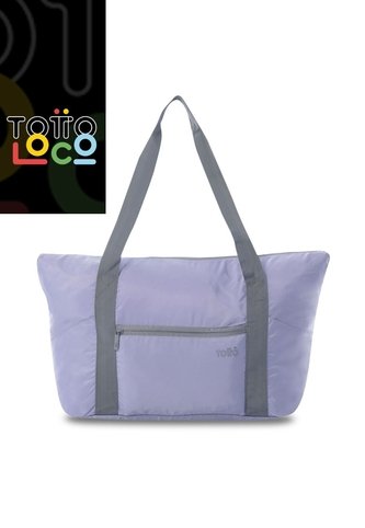 Bolso De Viaje Plegable Aloha 20 Grande Morado Totto