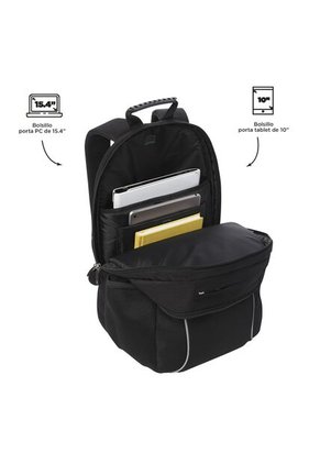 Morral Mochila Para Hombre Porta Pc Negro Cambri Totto
