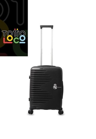 Maleta De Cabina 360 Real Madrid 10 Kilos Negra Totto