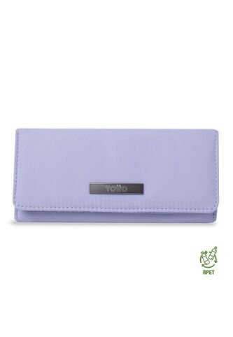 Billetera Para Mujer Adelaide 2 Con RFID Blocker Morada Totto