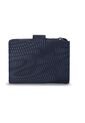 Billetera Para Mujer Texture Dull Con RFID Blocker Azul de Totto