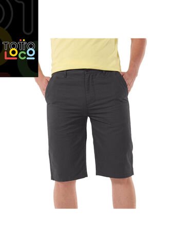 Bermuda Para Hombre Chloto Gris Totto