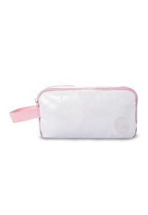 Cartuchera Escolar Grande Para Niña 2 Cuerpos Tex Blanca
