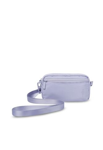Bolso Para Mujer Bombo Tipo Crossbody Pequeño Morado Totto