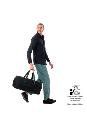Tula De Viaje Weekender Flex Grande Negra