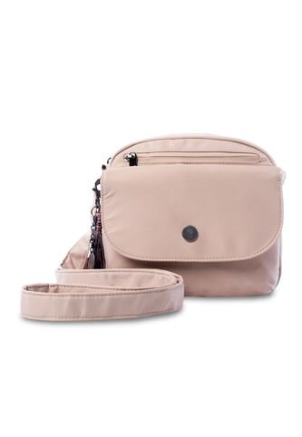 Bolso Para Mujer Corneana Tipo Crossbody Pequeño Beige Totto