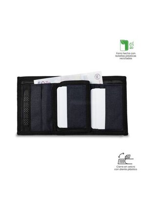 Billetera Hombre Riva Mediana Con RFID Blocker Azul