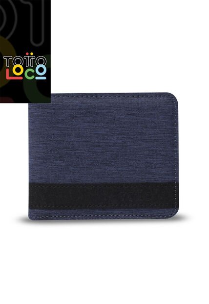 Billetera Para Hombre Lad Con RFID Blocker Azul