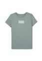 Camiseta Estampada Para Mujer Dusti Manga Corta Verde de Totto