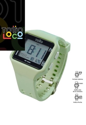 Reloj Digital Haze Color Verde Totto