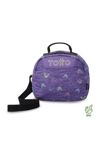 Lonchera Térmica Para Mujer Borrador Mediano Morada Totto