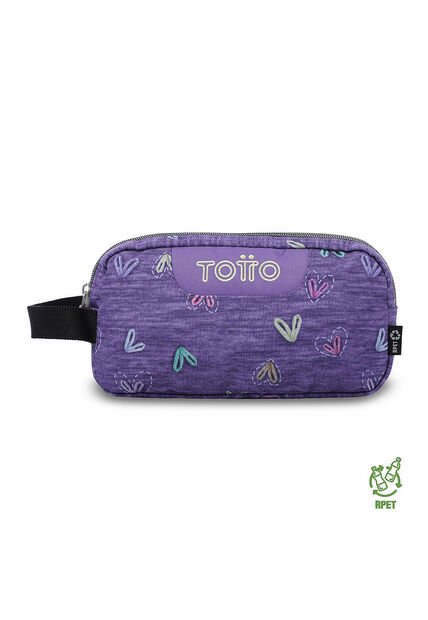 Cartuchera Multiuso Escuadra Grande Morada Mujer