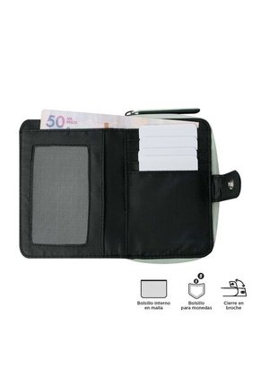 Billetera Mycro Twil Gris Mediana