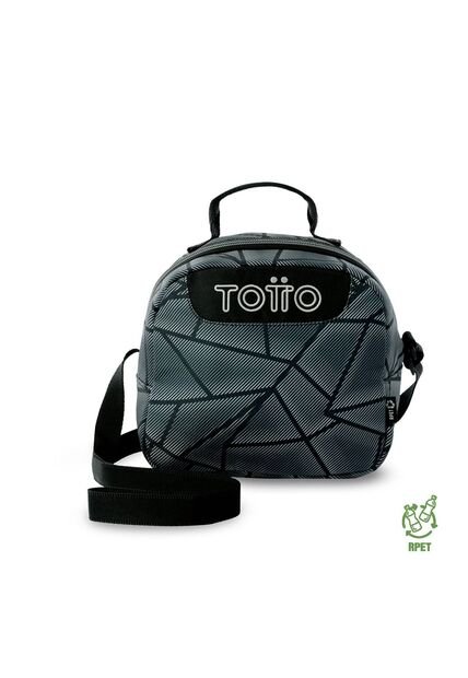 Lonchera Térmica Para Hombre Borrador Mediano Gris