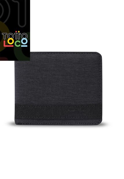 Billetera Para Hombre Lad Con RFID Blocker Negra