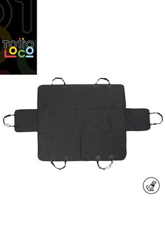 Protector De Carro Para Mascotas Silla Trasera Ride Negro Totto