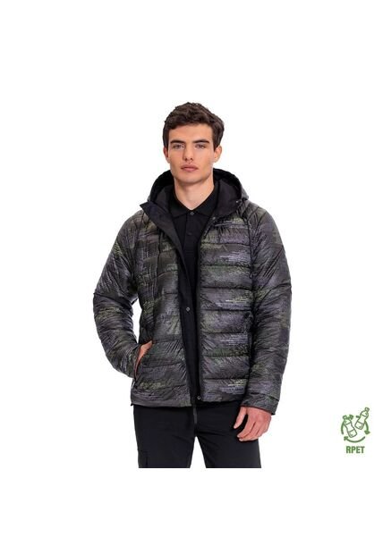 Chaqueta Acolchada Para Hombre Poma Negra