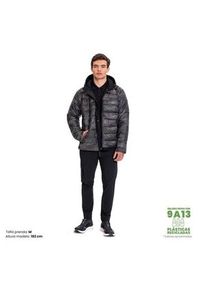 Chaqueta Acolchada Para Hombre Poma Negra