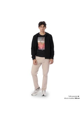 Buzo Deportivo Para Hombre Tawen Negro