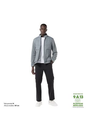 Chaqueta Acolchada Para Hombre Jetty Gris