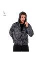 Chaqueta Para Hombre Ice Print Negra de Totto