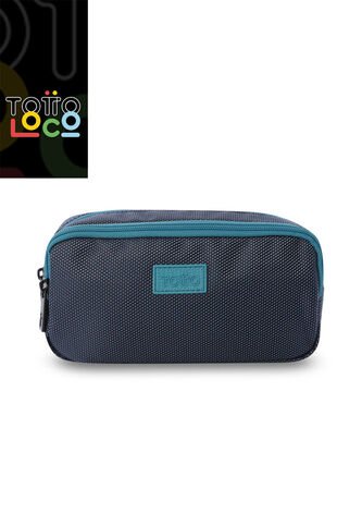 Cartuchera Escolar Mediana Para Niño Textu Azul Totto