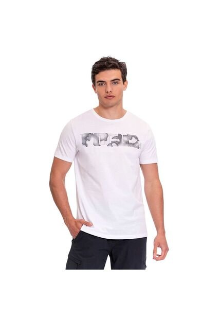 Camiseta Estampada Para Hombre Atena Manga Corta Blanca