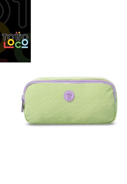 Cartuchera Escolar Mediana Para Niña Green Verde