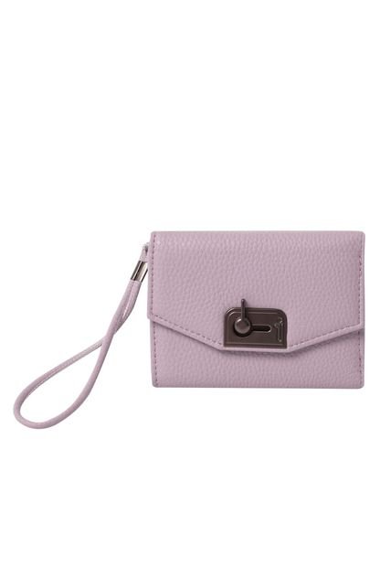 Billetera Smooth Ney Con RFID Blocker Rosada