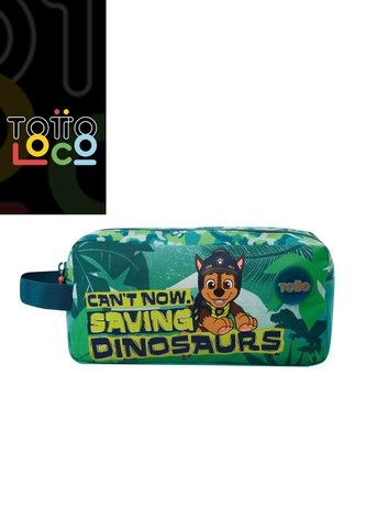 Cartuchera Escolar Para Niño Paw Patrol Verde Totto