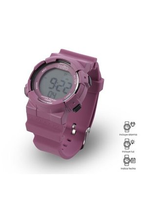 Reloj Digital Pixel Color Rosado Rose