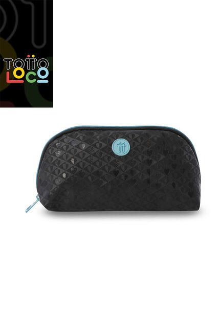 Cartuchera Escolar Mediana Para Niña Black Hearts Negra