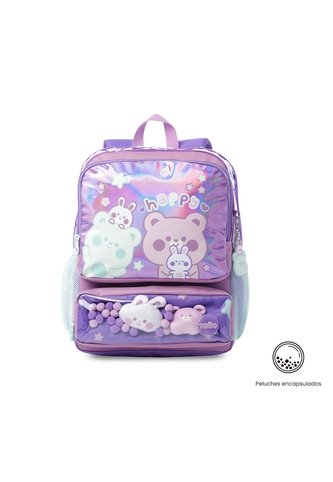 Morral Para Niña Friends Party Mediano Color Morado Totto