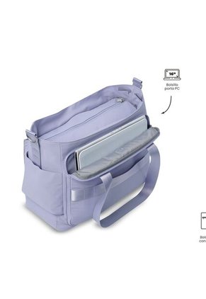 Bolso Para Mujer Maxi Tote Grande Morado