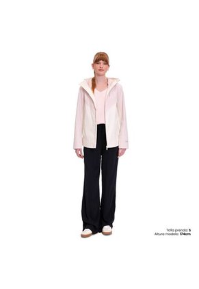 Chaqueta Impermeable Para Mujer Sally Rosada