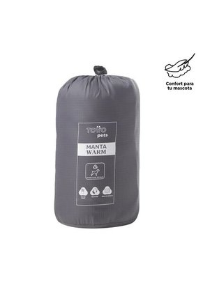 Manta Grande Warm L Color Gris