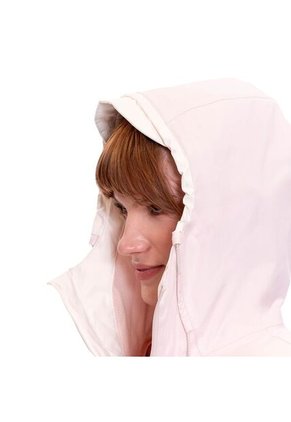 Chaqueta Impermeable Para Mujer Sally Rosada