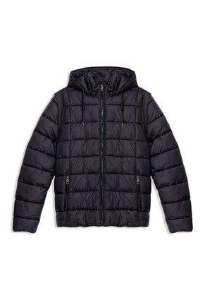 Chaqueta Acolchada Para Hombre Atlantida 2 En 1 Negra