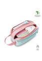 Cartuchera Escolar Grande Para Niña 2 Cuerpos Rainbow Star Rosada de Totto