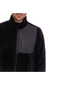Buzo Para Hombre Marquez Sherpa Cuello Alto Negro de Totto