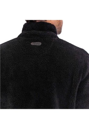 Buzo Para Hombre Marquez Sherpa Cuello Alto Negro